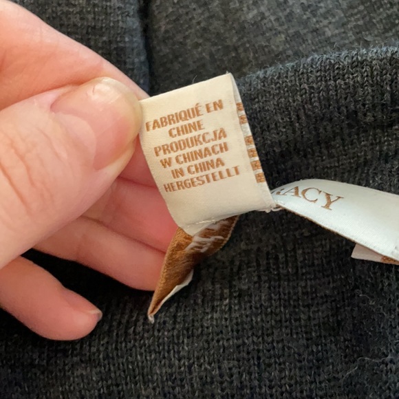 Ellen Tracy Merino wool cardigan - Picture 9 of 10